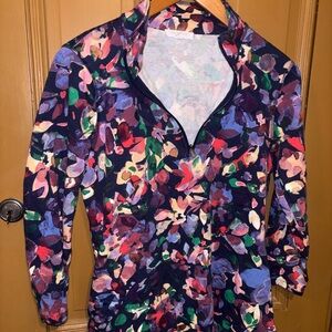 Talbots Multicolor Floral Top